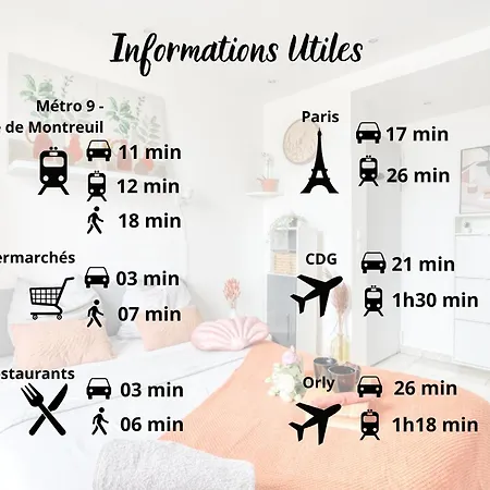 Apartment Le Sweet Nook - Metro Mairie De *